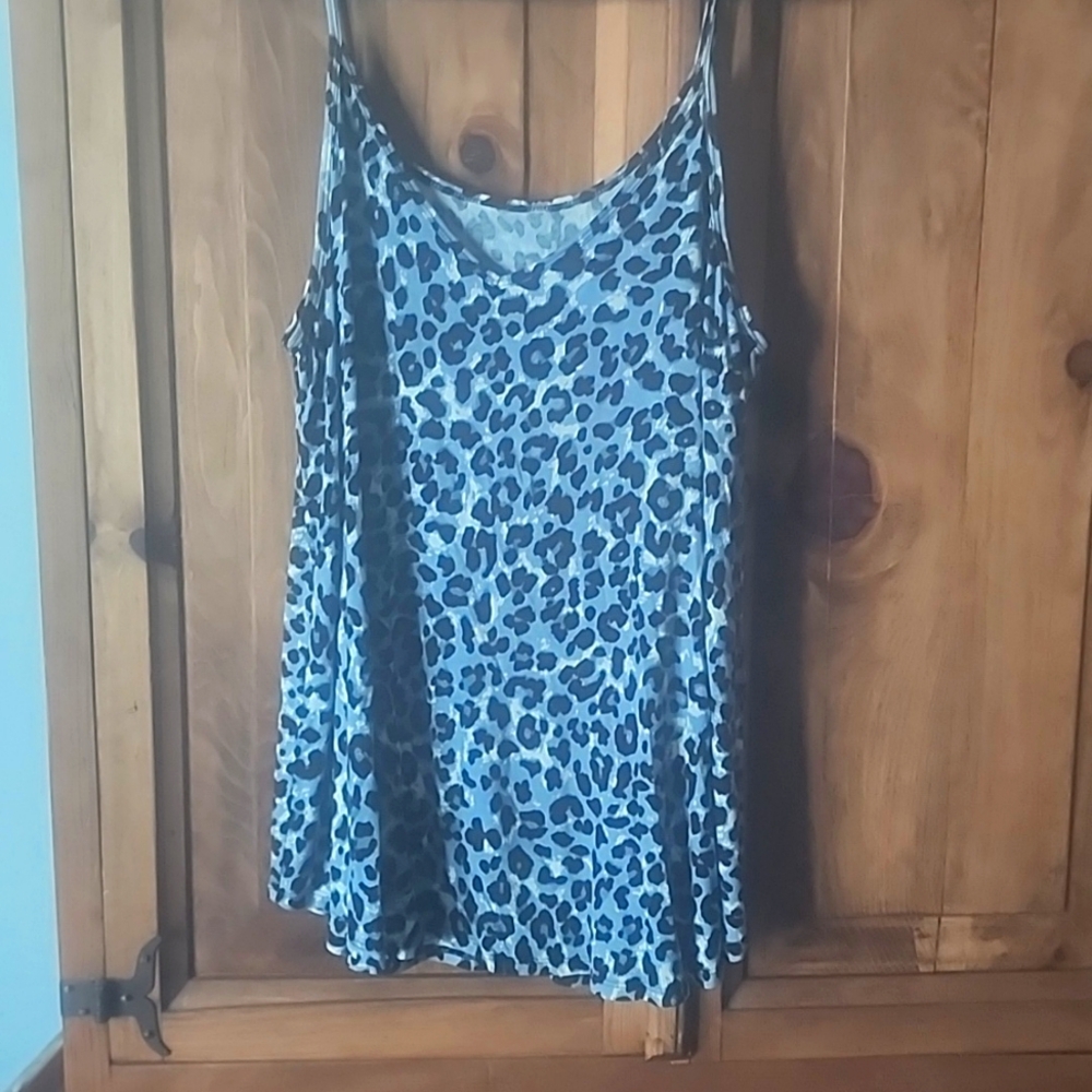 Zenana cami in a leopard print 2xl